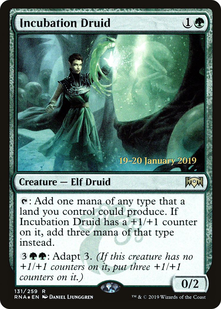 Incubation Druid (PRE-131S) - Ravnica Allegiance Promos (Prerelease) Foil