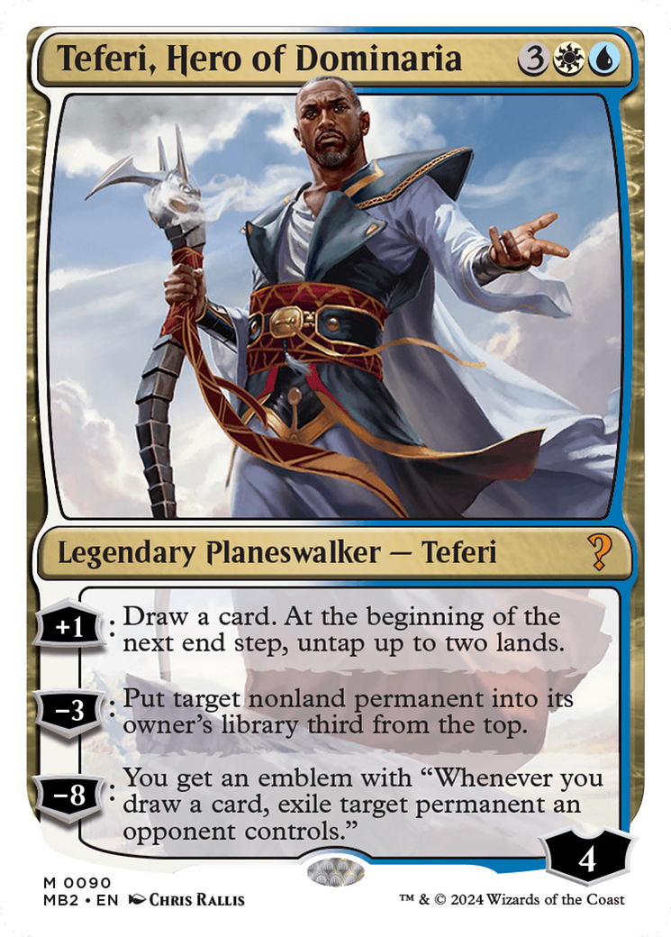 Teferi, Hero of Dominaria (MB2-090) - Mystery Booster 2