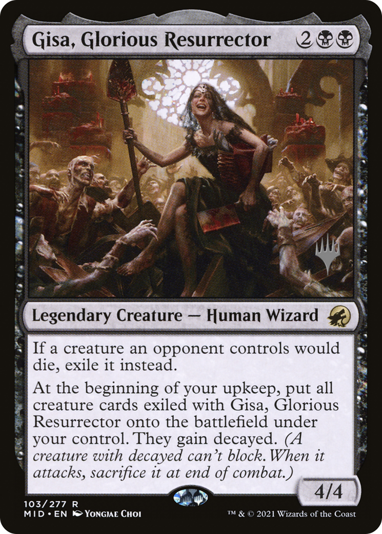 Gisa, Glorious Resurrector (PMID-103P) - Innistrad: Midnight Hunt Promos Foil