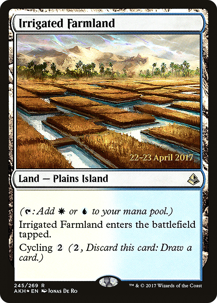 Irrigated Farmland (PRE-245S) - Amonkhet Promos (Prerelease) Foil