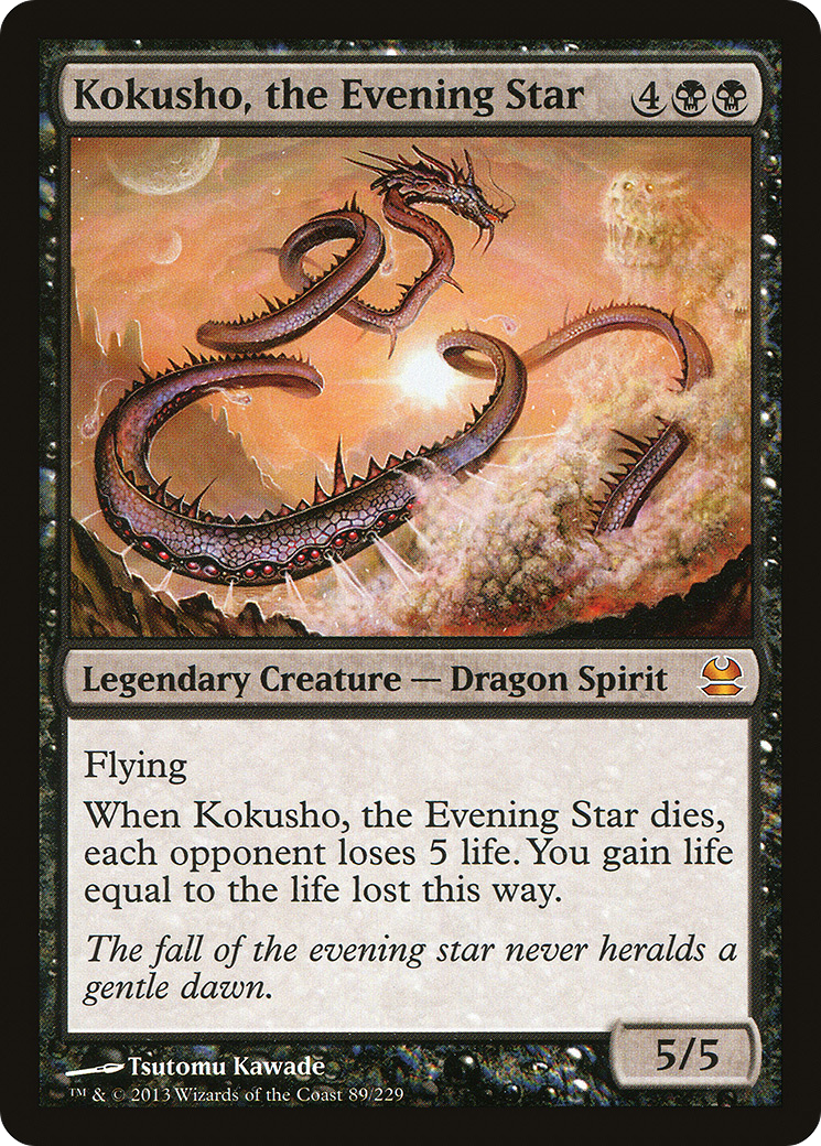 Kokusho, the Evening Star (MMA-089) - Modern Masters Foil