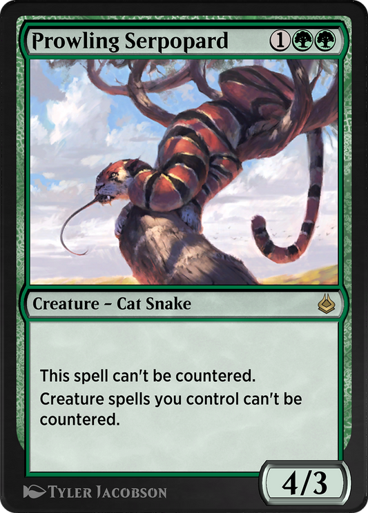 Prowling Serpopard (AKR-209) - Amonkhet Remastered