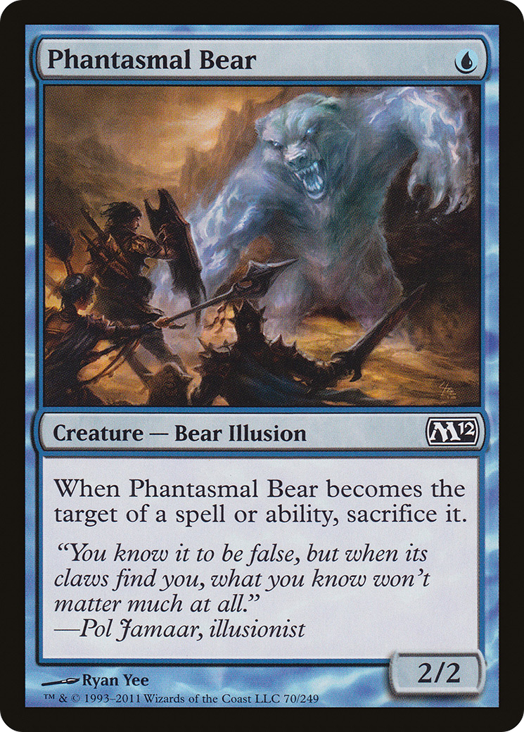 Phantasmal Bear (M12-070) - Magic 2012