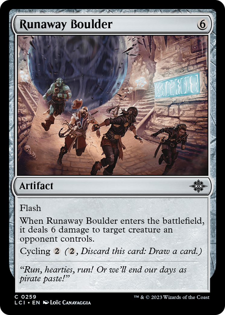 Runaway Boulder (LCI-259) - The Lost Caverns of Ixalan