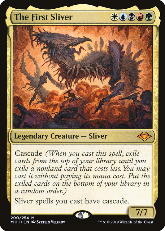 The First Sliver (MH1-200) - Modern Horizons Foil