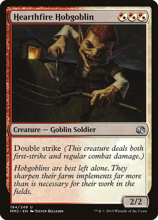 Hearthfire Hobgoblin (MM2-194) - Modern Masters 2015