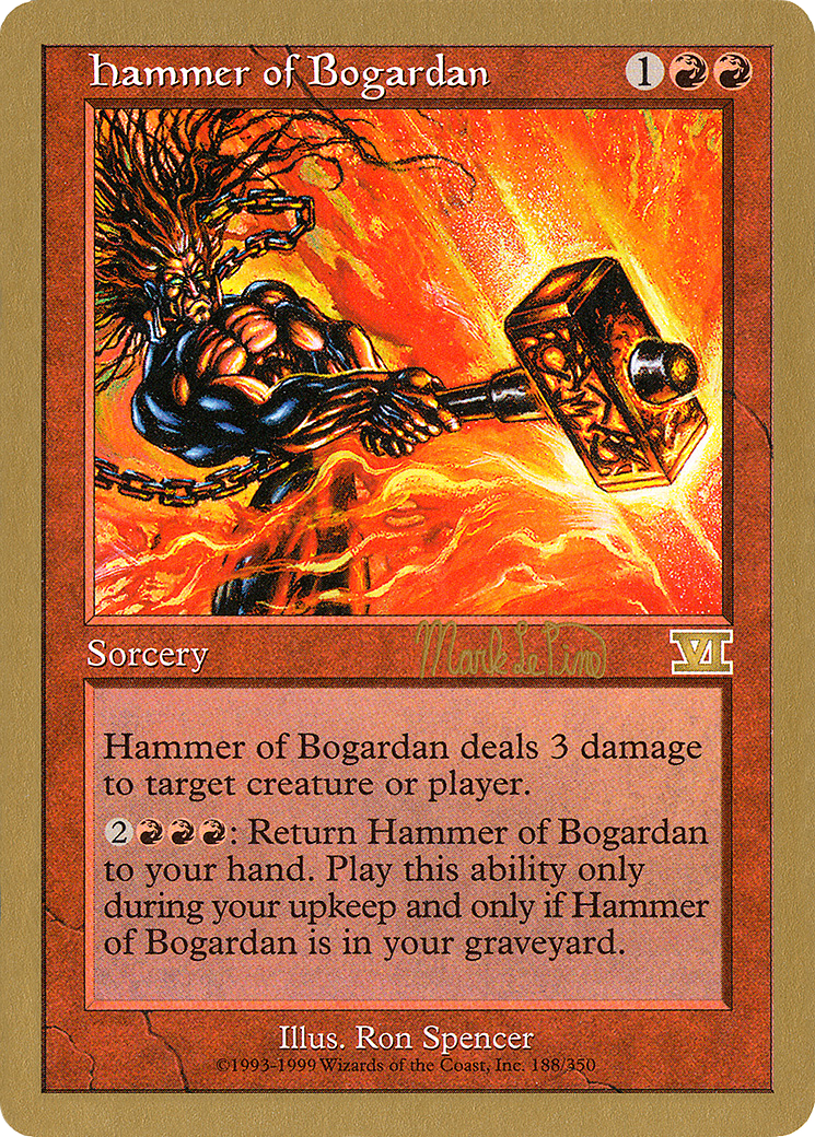 Hammer of Bogardan (WC99-MLP188) - World Championship Decks 1999