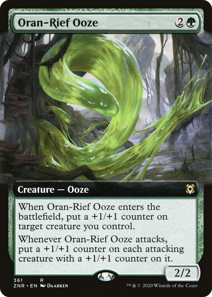 Oran-Rief Ooze (ZNR-361) - Zendikar Rising: (Extended Art)