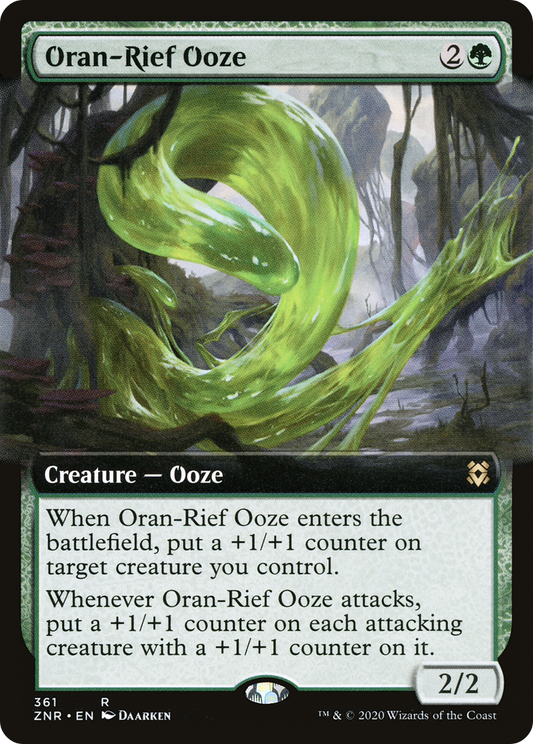 Oran-Rief Ooze (ZNR-361) - Zendikar Rising: (Extended Art)