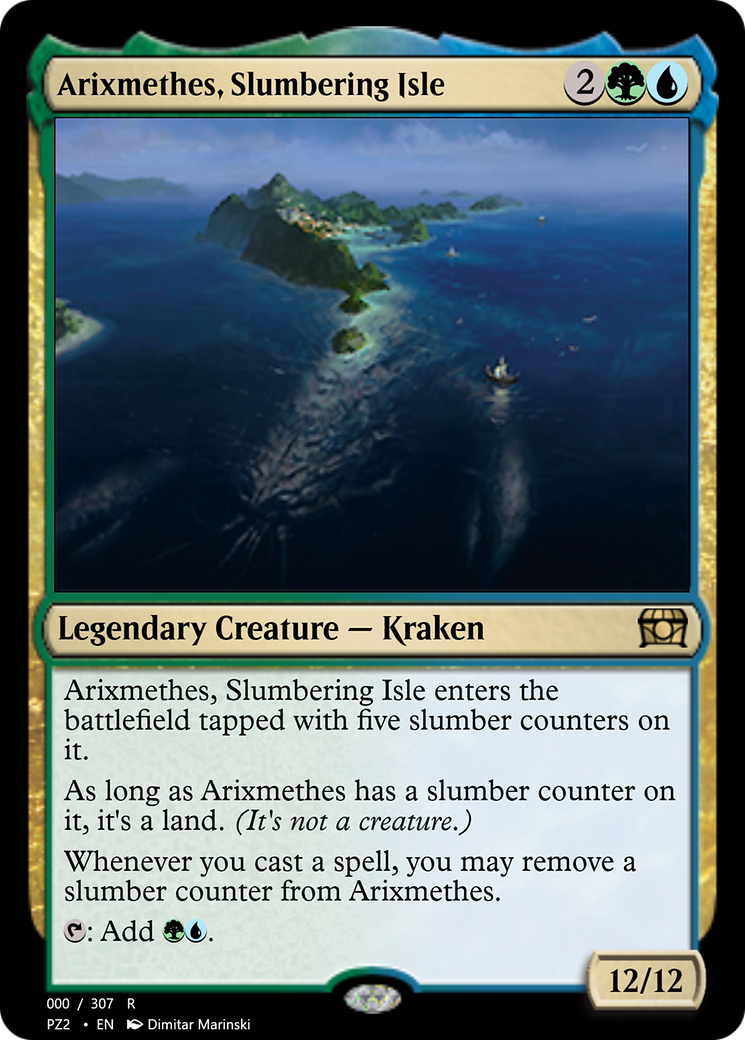 Arixmethes, Slumbering Isle (PZ2-70715) - Treasure Chest Foil