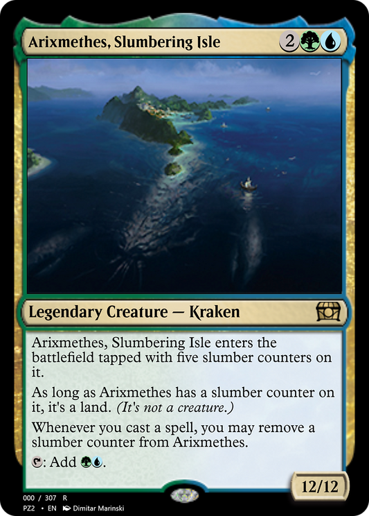 Arixmethes, Slumbering Isle (PZ2-70715) - Treasure Chest Foil