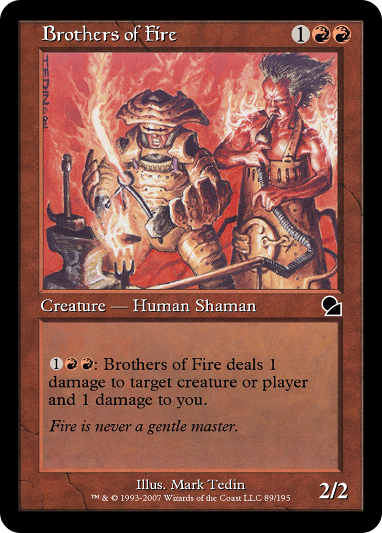 Brothers of Fire (ME1-089) - Masters Edition Foil