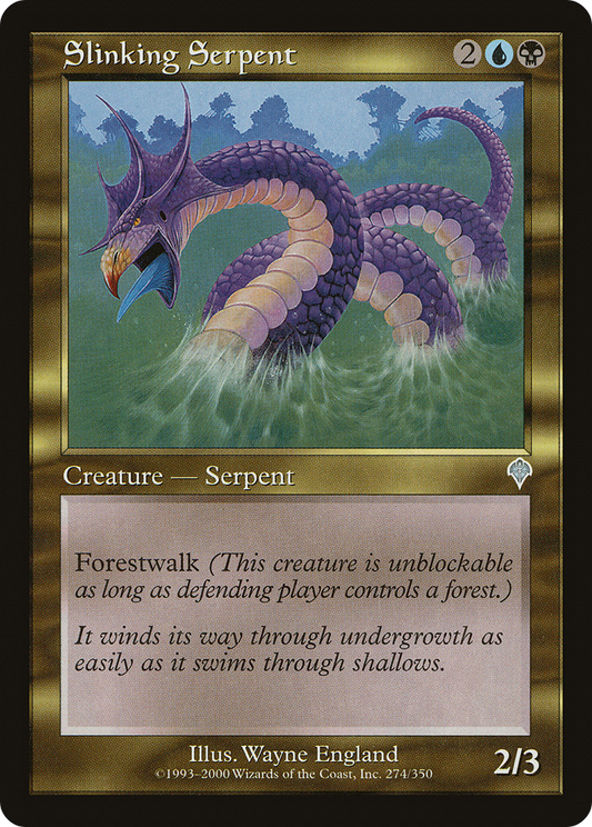 Slinking Serpent (INV-274) - Invasion Foil