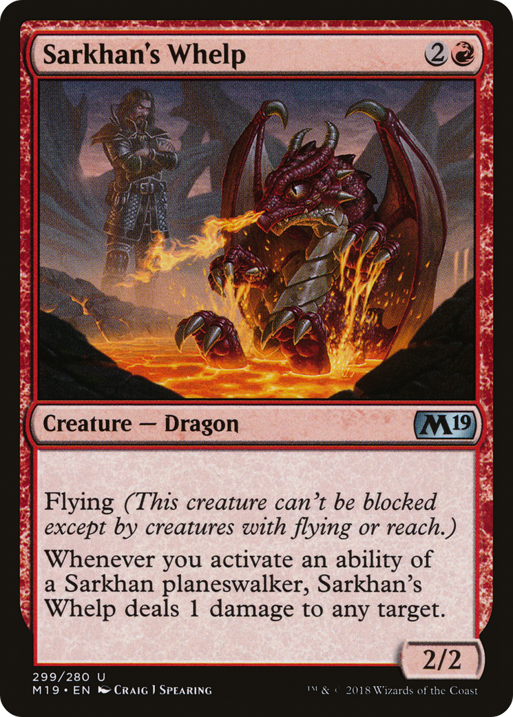 Sarkhan's Whelp (M19-299) - Core Set 2019