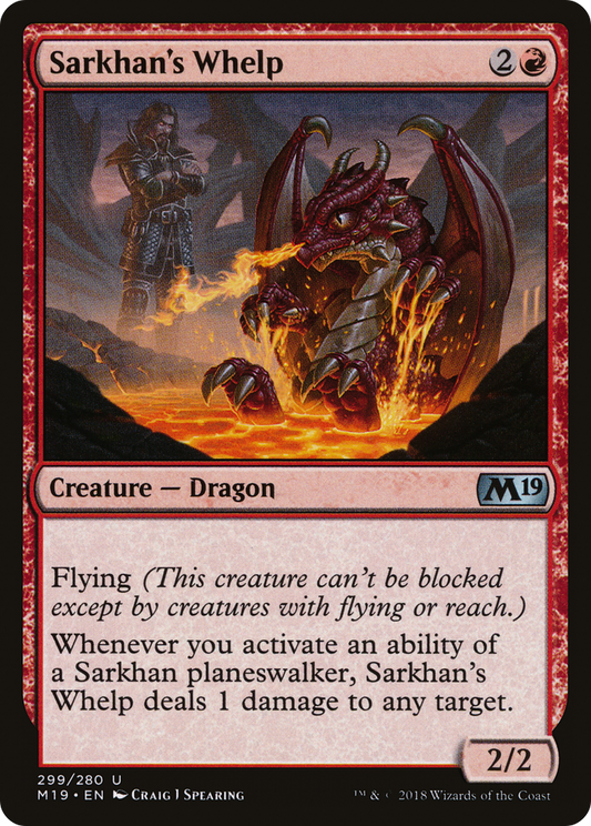 Sarkhan's Whelp (M19-299) - Core Set 2019