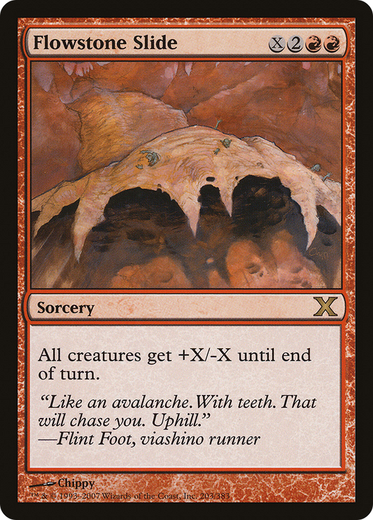 Flowstone Slide (10E-203) - Tenth Edition
