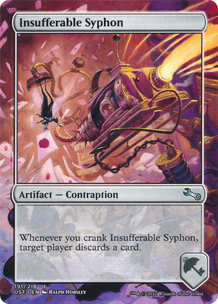Insufferable Syphon  (Borderless)(UST-191) - Unstable Foil