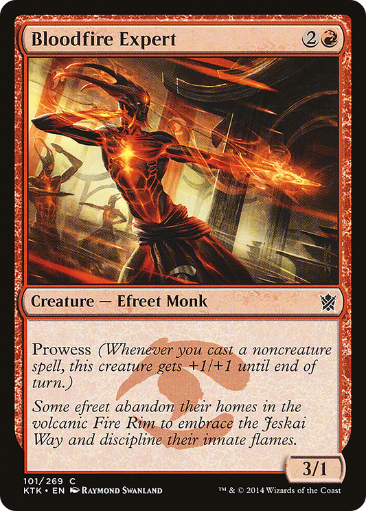 Bloodfire Expert (KTK-101) - Khans of Tarkir