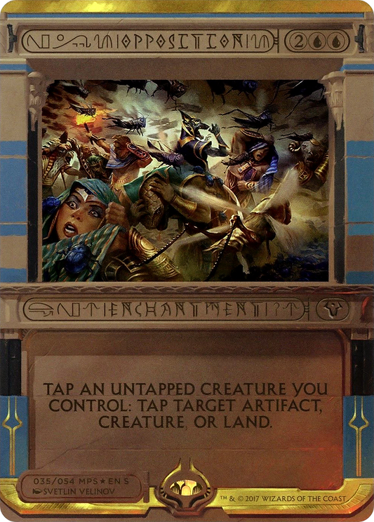 Opposition (MP2-035) - Amonkhet Invocations (Borderless) Foil