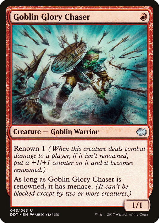 Goblin Glory Chaser (DDT-043) - Duel Decks: Merfolk vs. Goblins