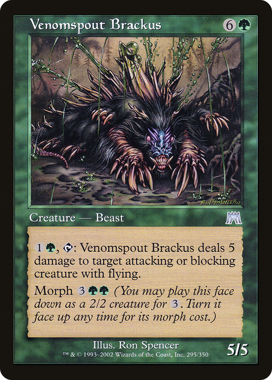 Venomspout Brackus (ONS-295) - Onslaught Foil