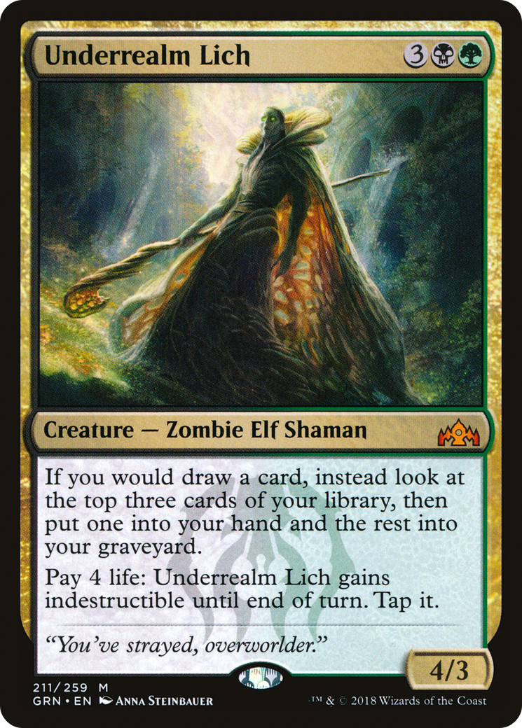 Underrealm Lich (GRN-211) - Guilds of Ravnica