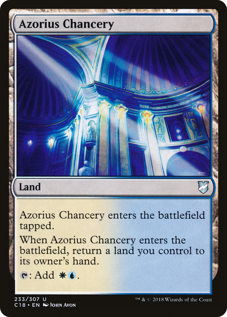 Azorius Chancery (C18-233) - Commander 2018