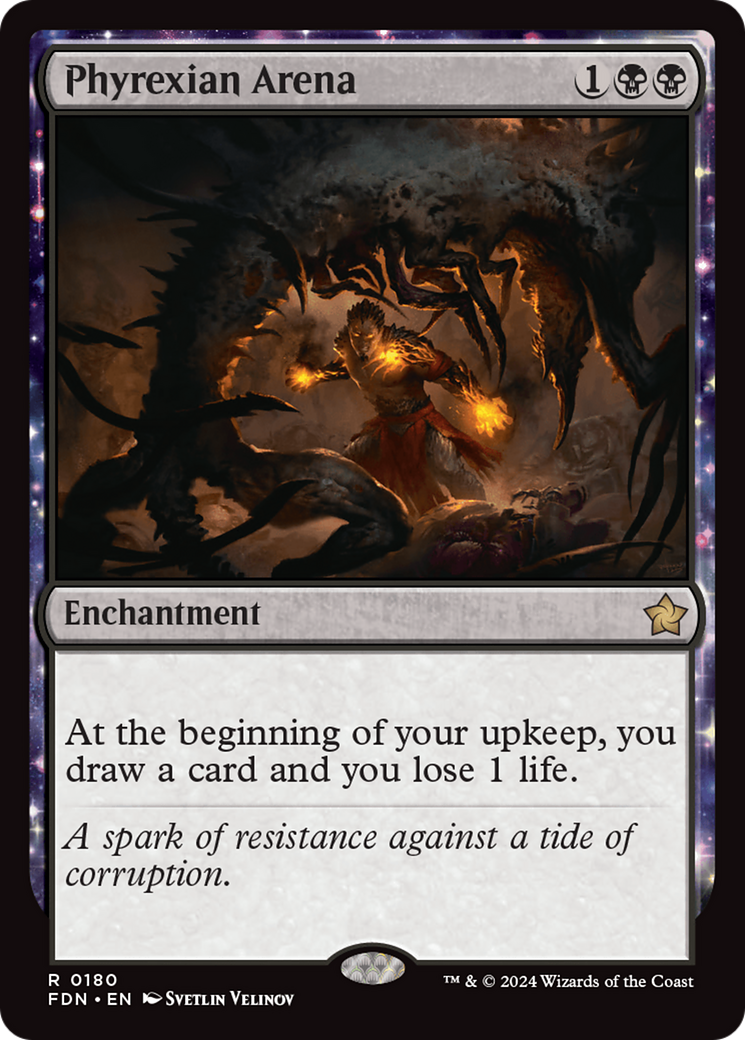 Phyrexian Arena (FDN-180) - Foundations: (nyxtouched)