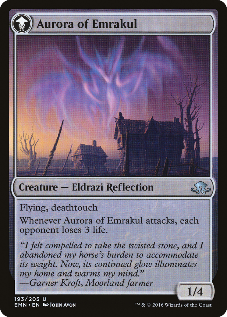 Cryptolith Fragment // Aurora of Emrakul (EMN-193) - Eldritch Moon: (mooneldrazidfc)