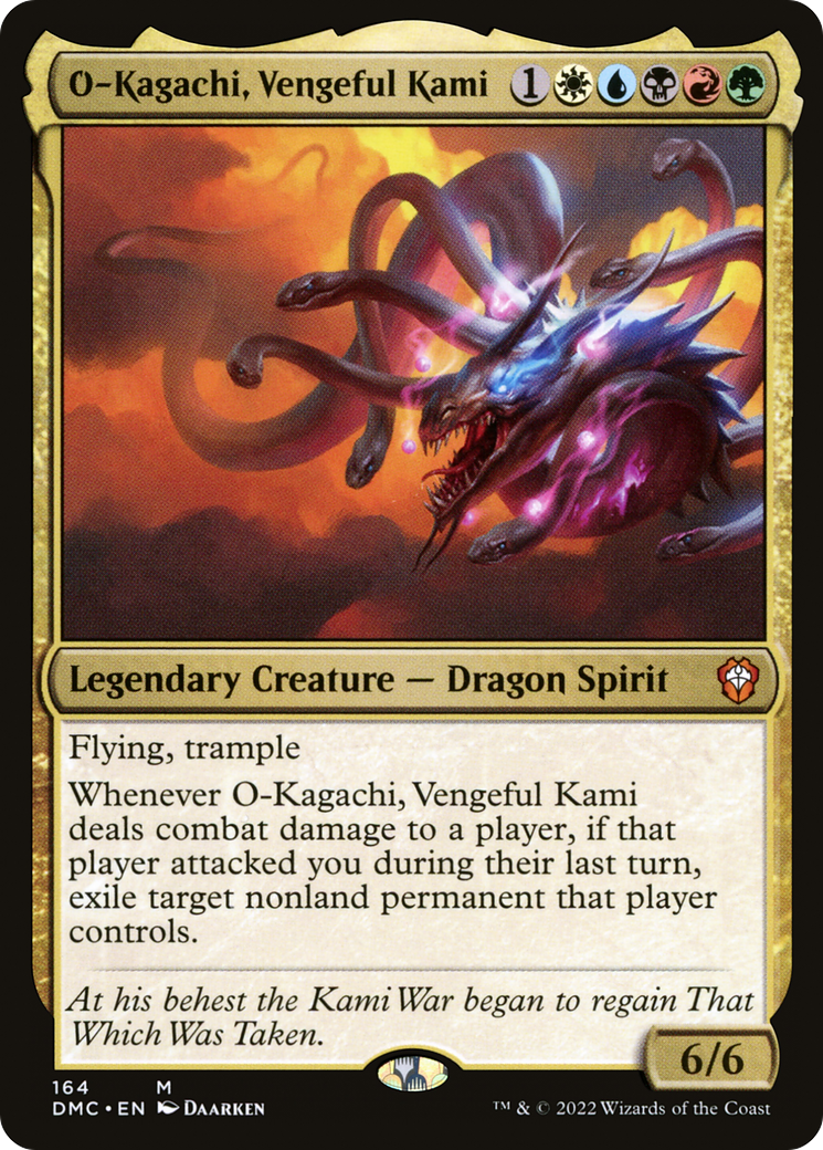 O-Kagachi, Vengeful Kami (DMC-164) - Dominaria United Commander