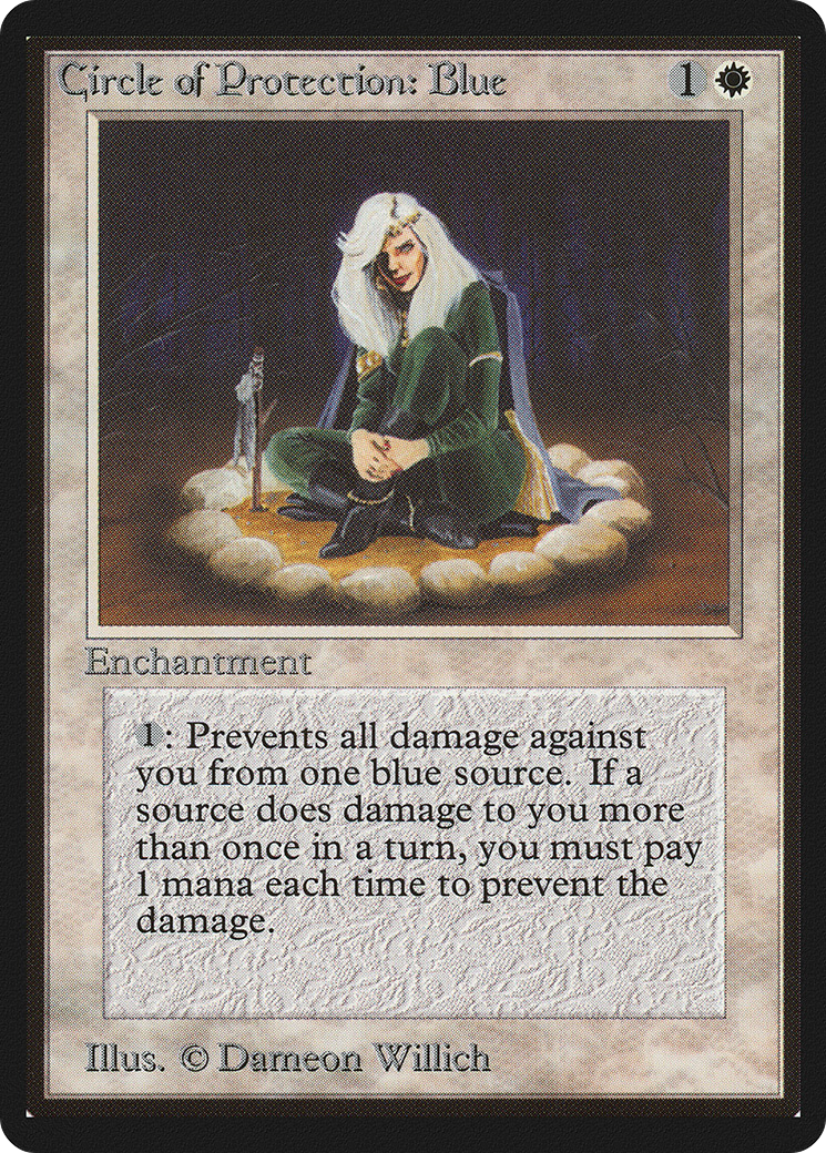 Circle of Protection: Blue (LEB-011) - Limited Edition Beta