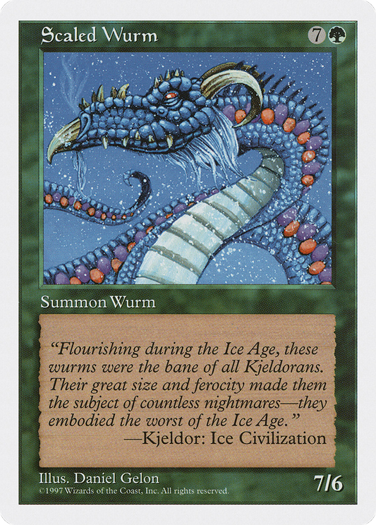 Scaled Wurm (5ED-322) - Fifth Edition