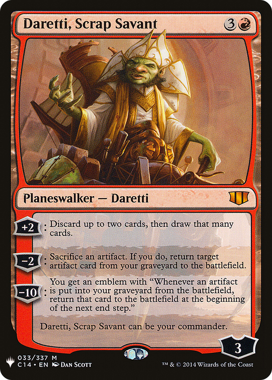 Daretti, Scrap Savant (C14) (LIST-C14-33) - The List
