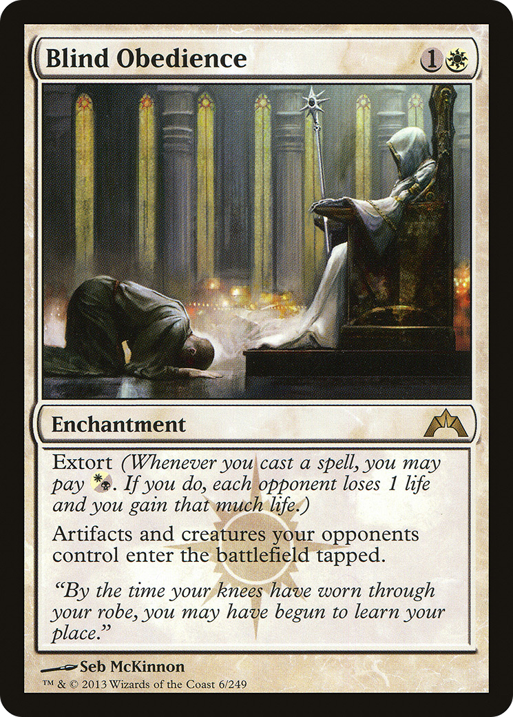 Blind Obedience (GTC-006) - Gatecrash Foil