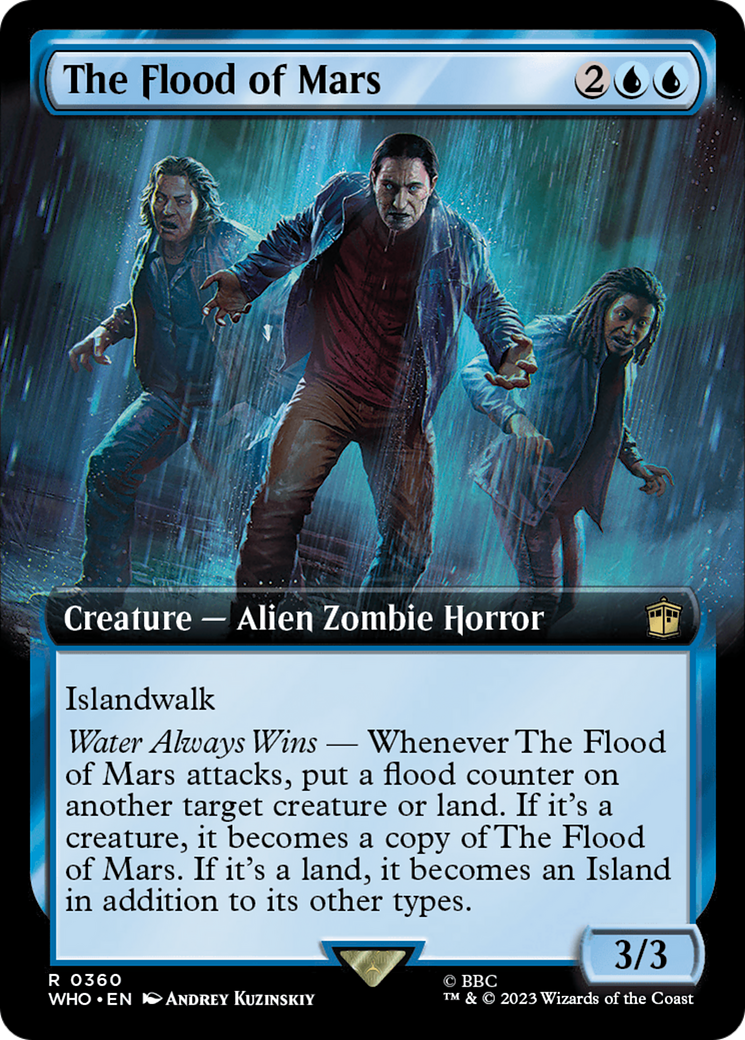 The Flood of Mars (WHO-360) - Doctor Who: (Extended Art) Foil