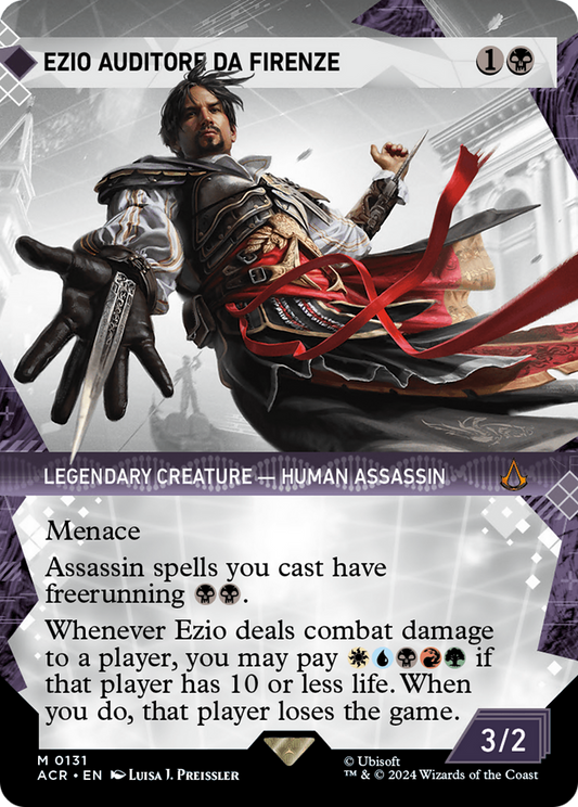 Ezio Auditore da Firenze (ACR-131) - Assassin's Creed: (Showcase) (Borderless) Foil