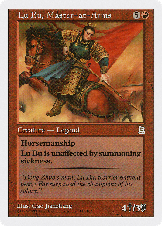 Lu Bu, Master-at-Arms (PTK-115) - Portal Three Kingdoms