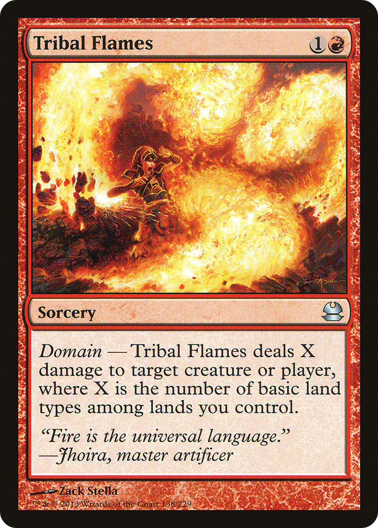 Tribal Flames (MMA-138) - Modern Masters Foil