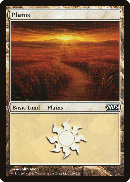 Plains (M13-230) - Magic 2013 Foil