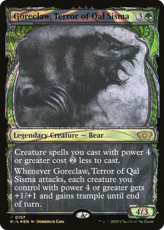 Goreclaw, Terror of Qal Sisma (MUL-157) - Multiverse Legends: (Showcase) Foil