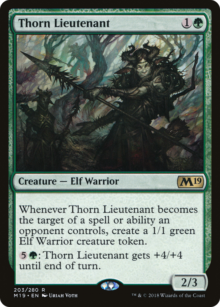 Thorn Lieutenant (M19-203) - Core Set 2019