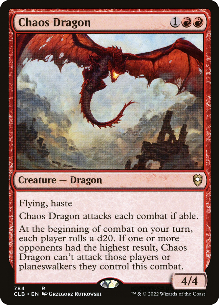 Chaos Dragon (CLB-784) - Commander Legends: Battle for Baldur's Gate