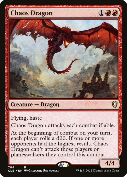 Chaos Dragon (CLB-784) - Commander Legends: Battle for Baldur's Gate