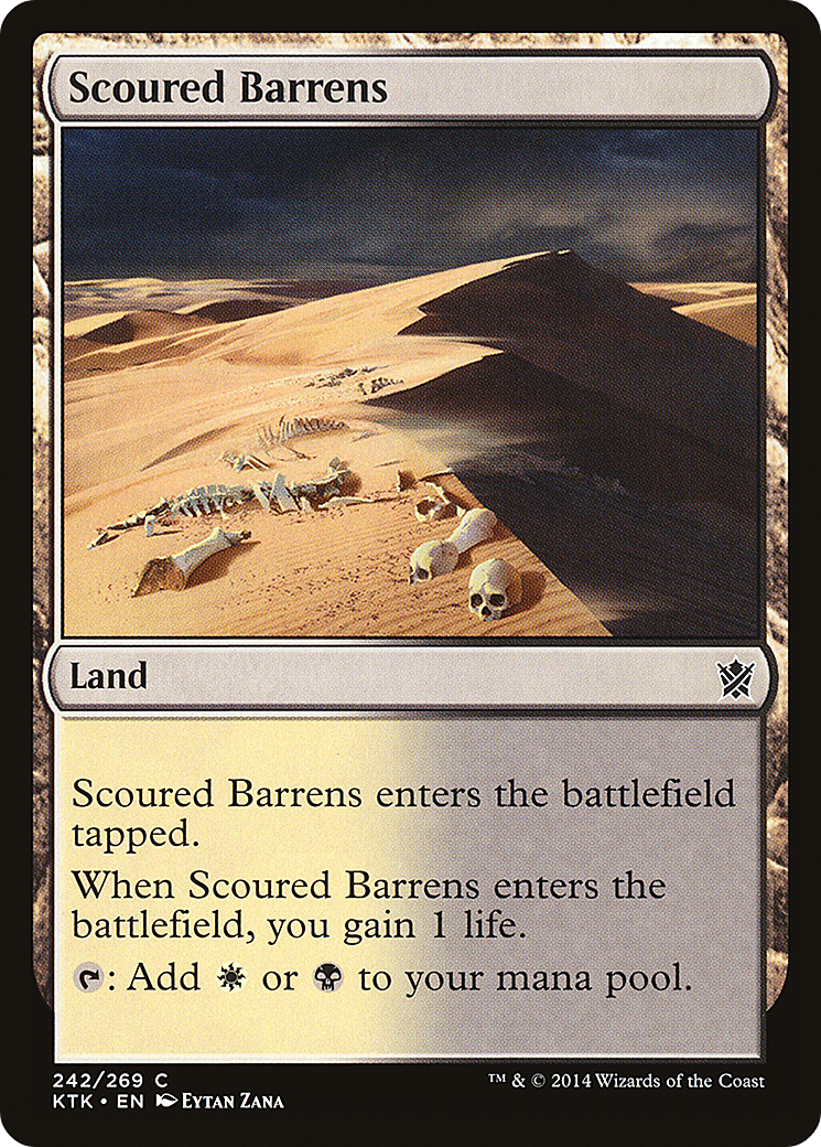 Scoured Barrens (KTK-242) - Khans of Tarkir