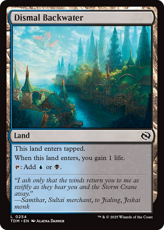 Dismal Backwater (TDM-254) - Tarkir: Dragonstorm
