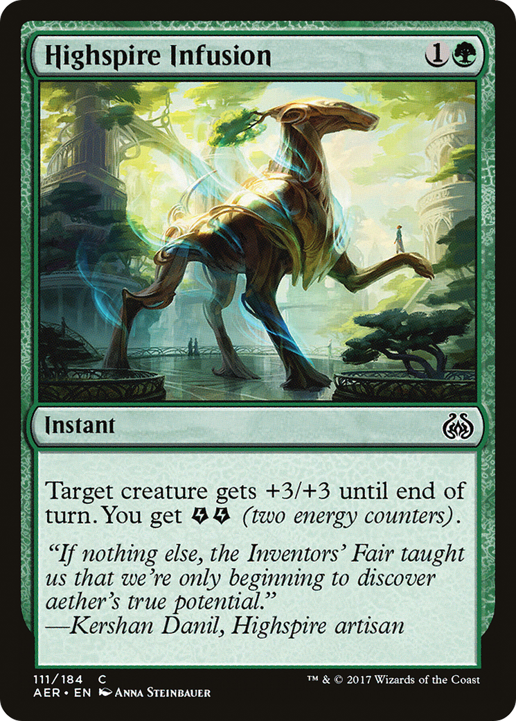 Highspire Infusion (AER-111) - Aether Revolt Foil