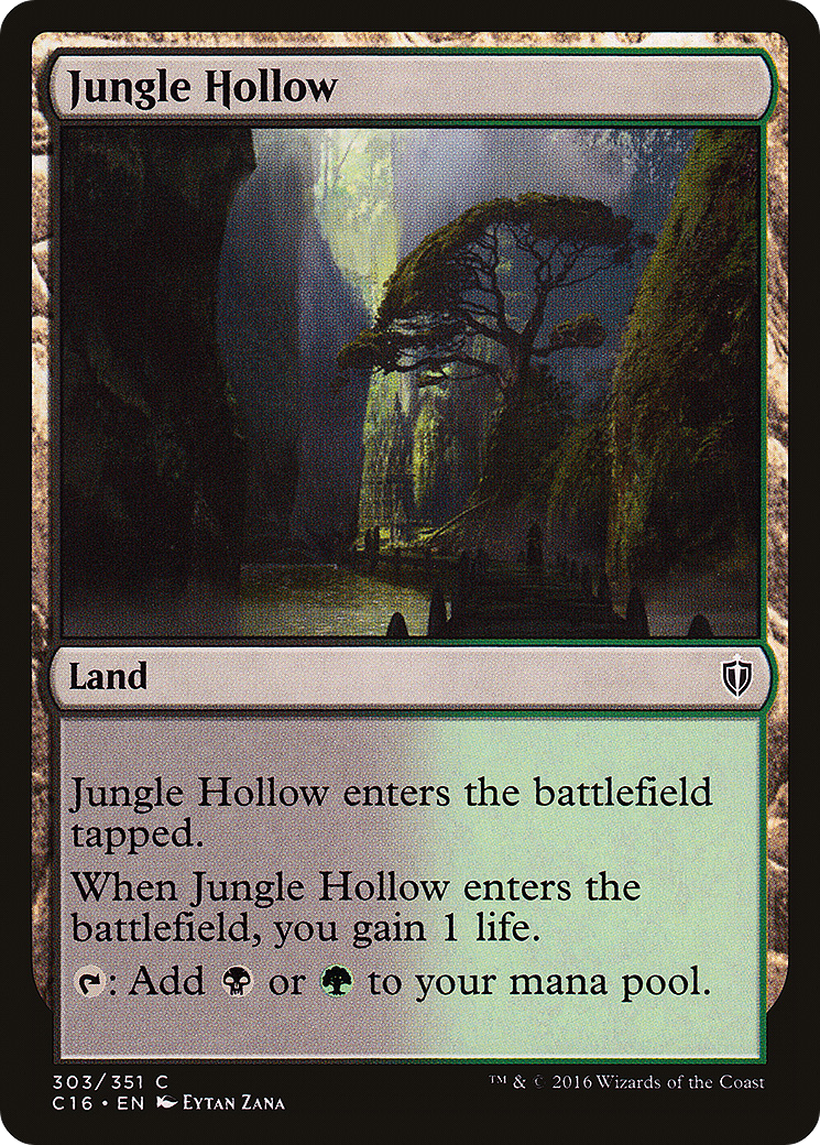 Jungle Hollow (C16-303) - Commander 2016