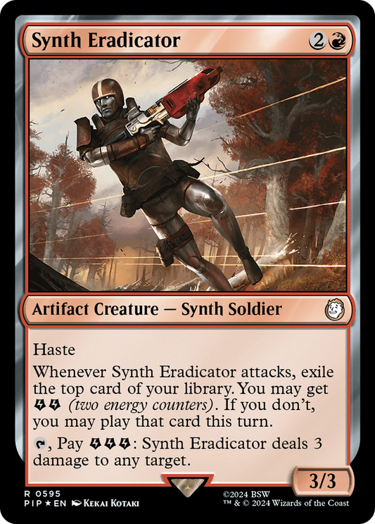 Synth Eradicator (PIP-595) - Fallout Foil