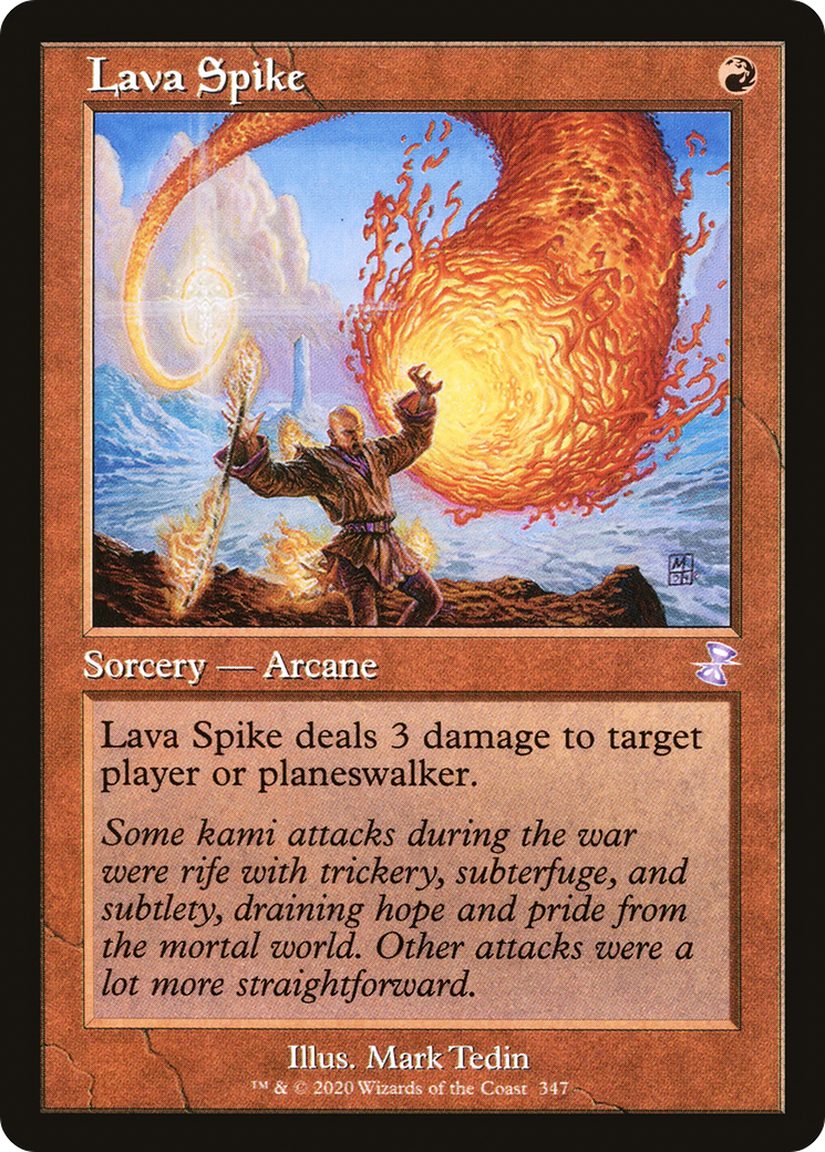 Lava Spike (TSR-347) - Time Spiral Remastered Foil