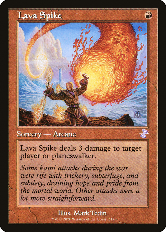 Lava Spike (TSR-347) - Time Spiral Remastered Foil